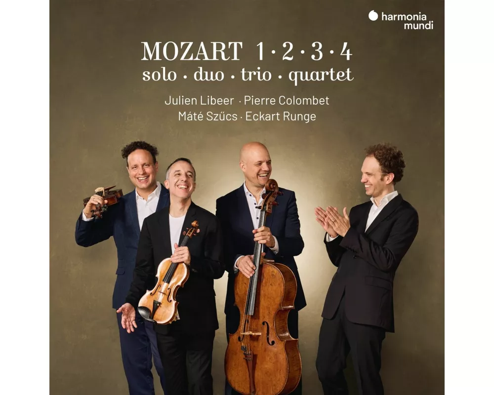 Mozart 1 ú 2 ú 3 ú 4. Solo,Duo,Trio,Quartet