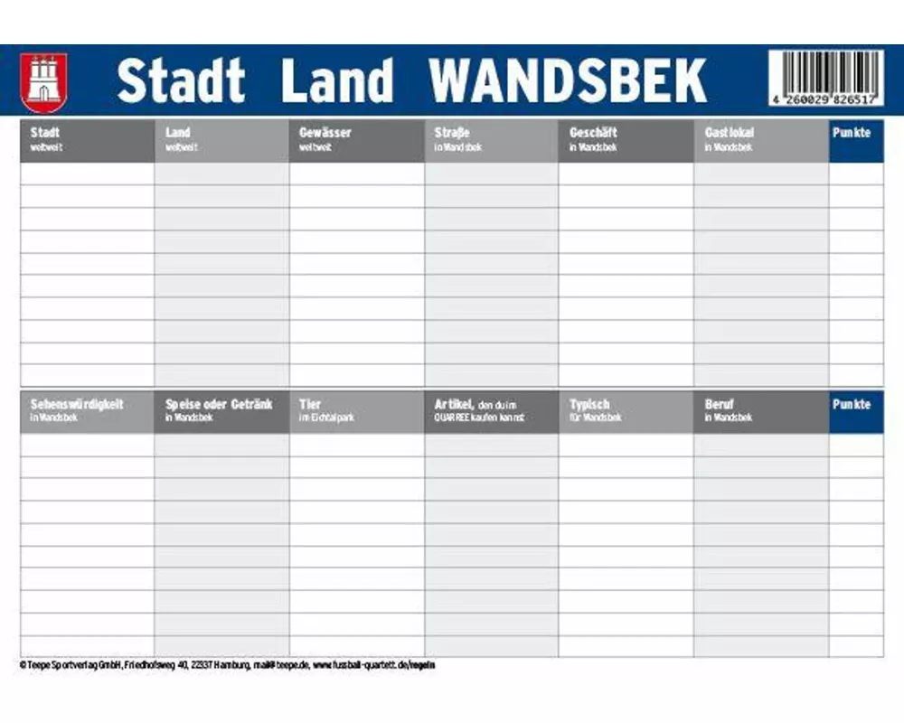 Hamburg: Stadt Land Wandsbek