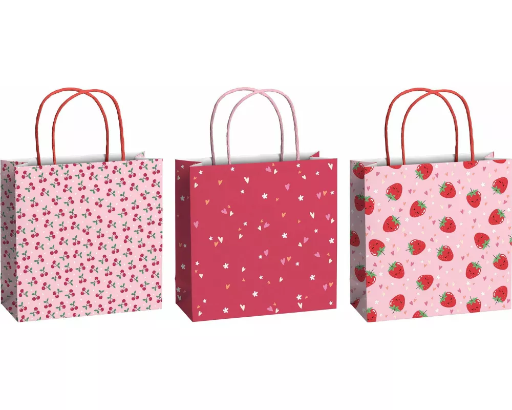 Geschenktaschen 20x8cm Yumi rosa