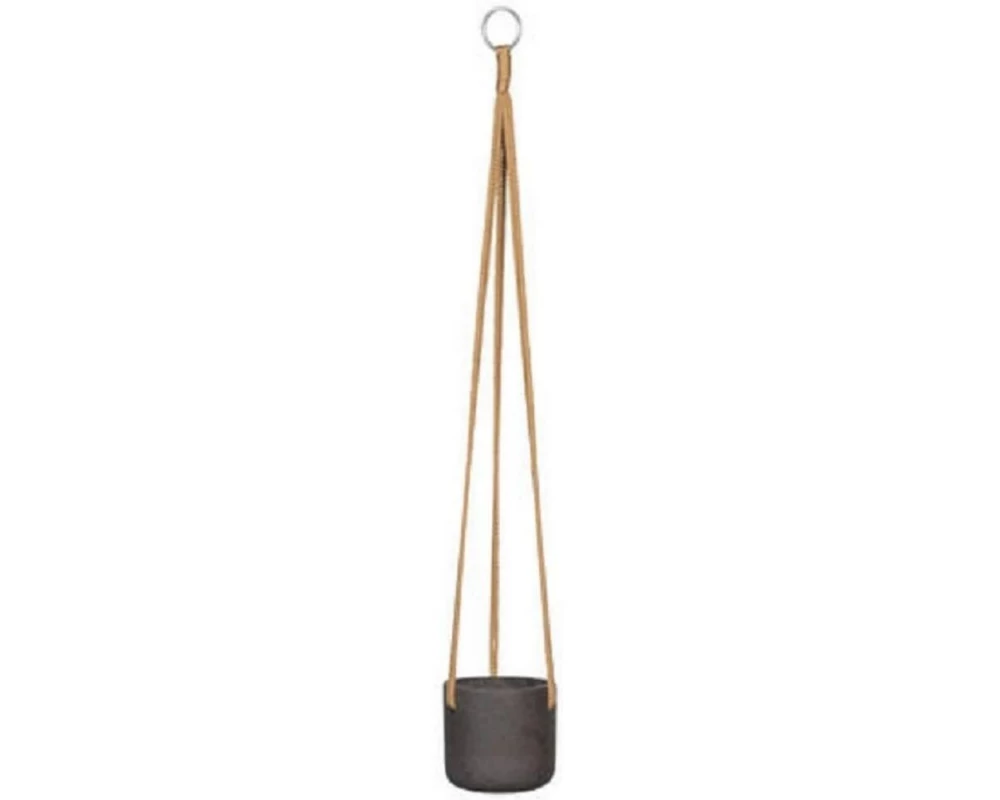 Pottery Pots Pflanzentopf Hanging Charlie XXS Black Washed