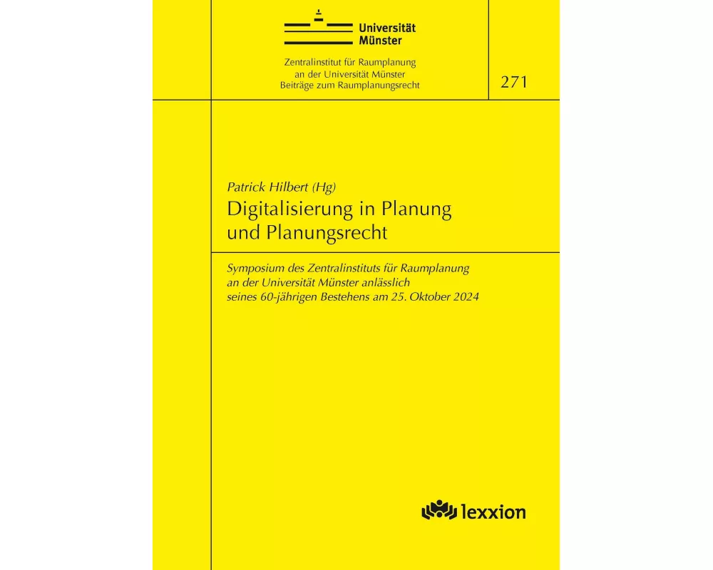 Digitalisierung in Planung und Planungsrecht
