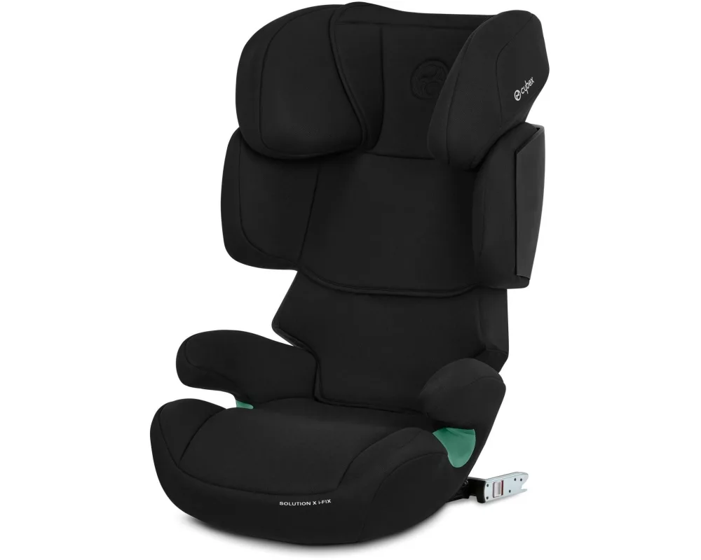 CYBEX Silver Kindersitz Solution X i-Fix Pure Black