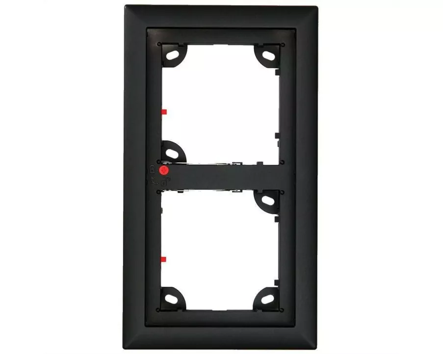 Mobotix Montagerahmen MX-OPT-Frame-2-EXT-BL 2 Module, schwarz