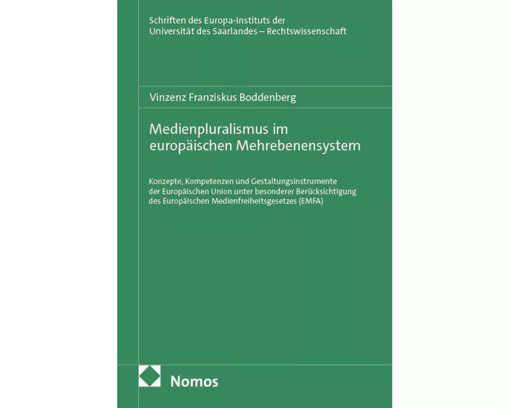 Medienpluralismus im europäischen Mehrebenensystem