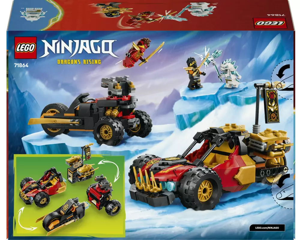 LEGO Ninjago Kais und Coles Kombi-Flitzer 71864