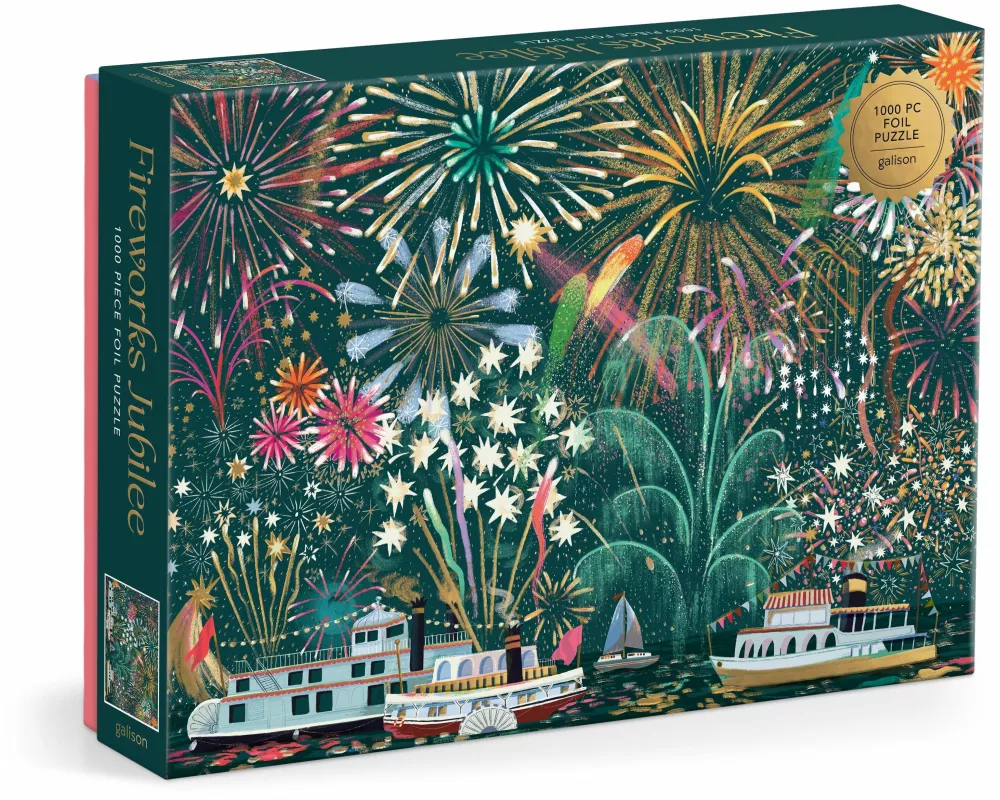 Fireworks Jubilee 1000 Piece Foil Puzzle