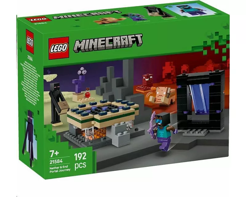 Minecraft Reise durch Nether und Endportal