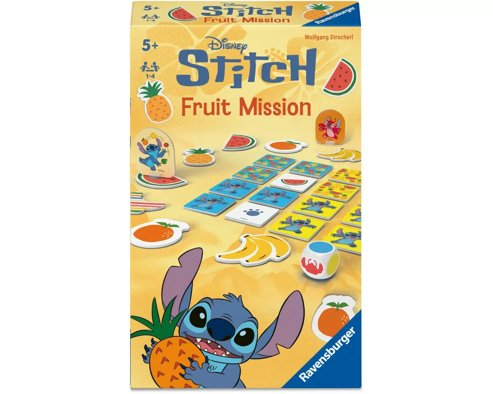 Disney Stitch Fruit Mission - Reisespiel ab 5 Jahre
