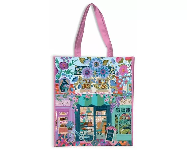 Open For Blossoms Reusable Shopping Bag