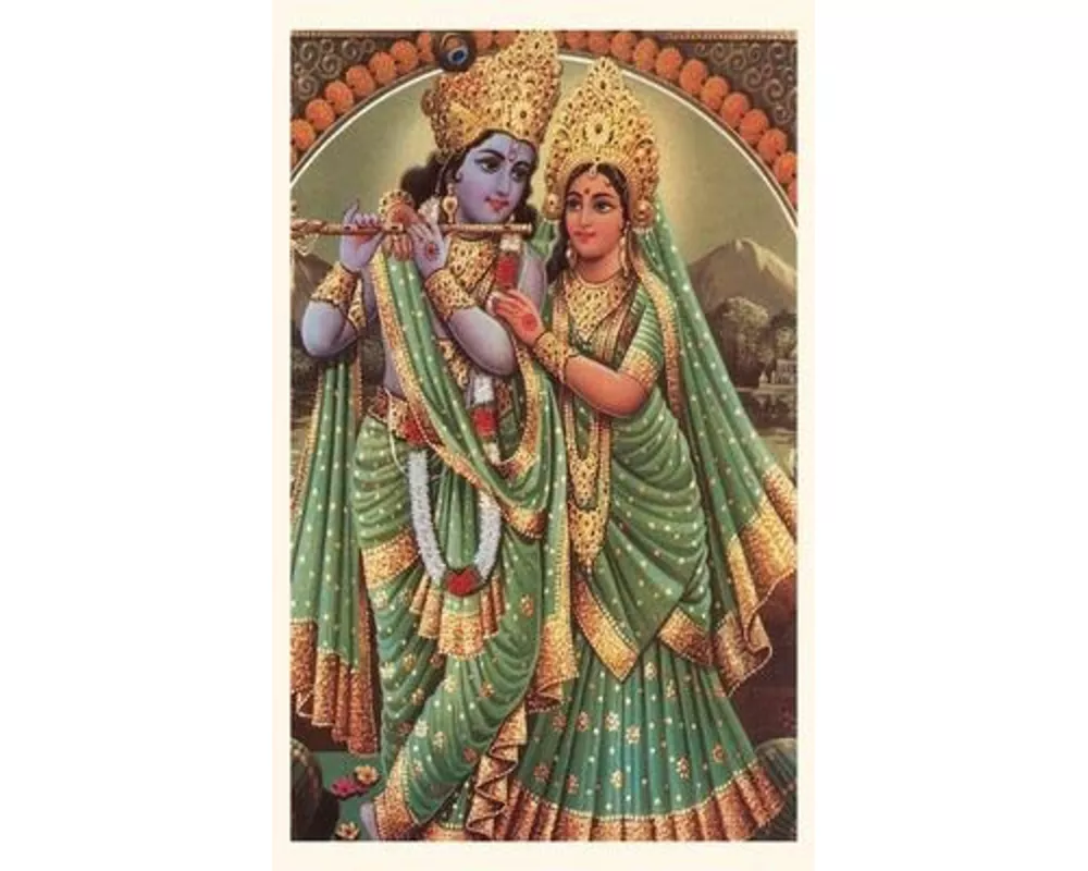 Vintage Journal Krishna and Radha