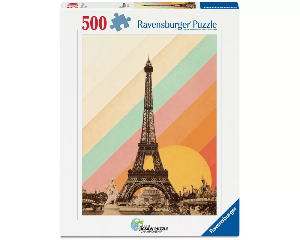 Erwachsenenpuzzle 500 Teile - Pariser Regenbogen - Florent Bodart