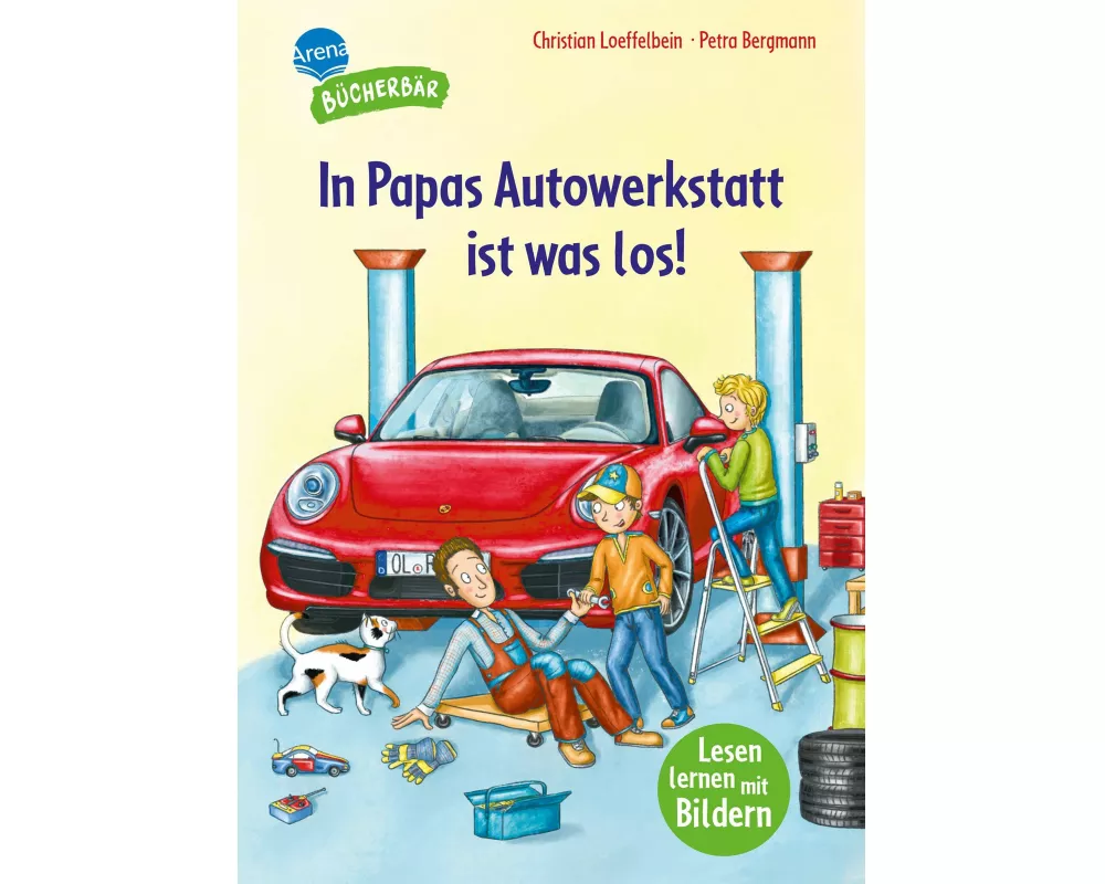 In Papas Autowerkstatt ist was los!