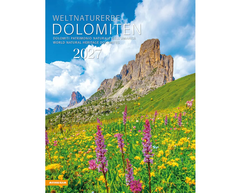 Weltnaturerbe Dolomiten Kalender 2027
