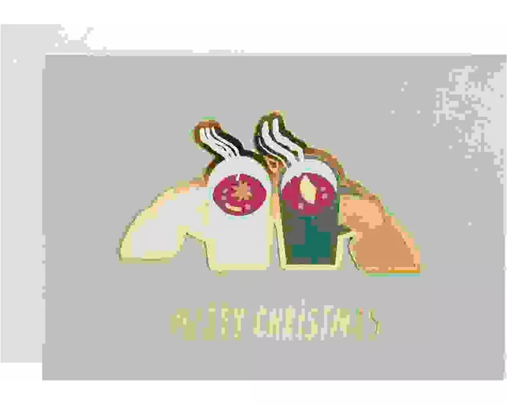 Pop Up Karte, Viele Grüße vom Weihnachtsmarkt, A5/C5 FSC MIX