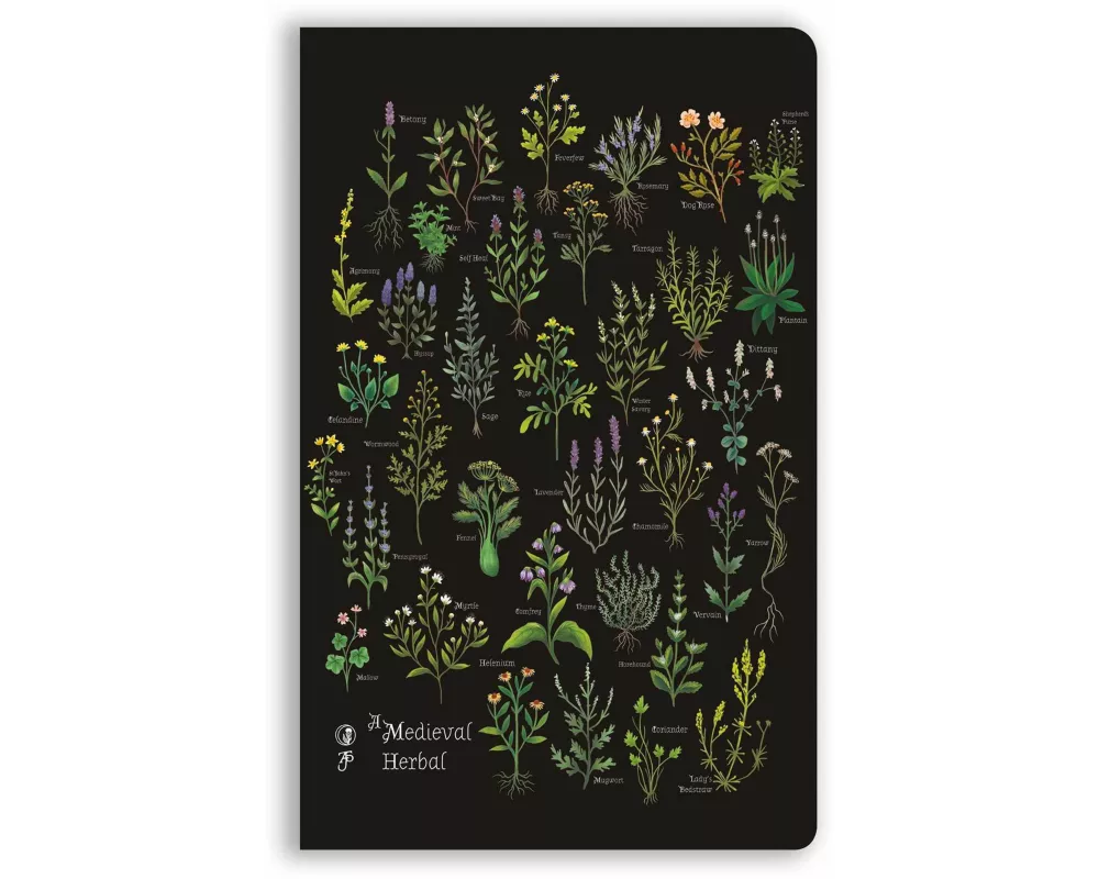 Anna Stead: A Medieval Herbal (Soft Touch Journal)