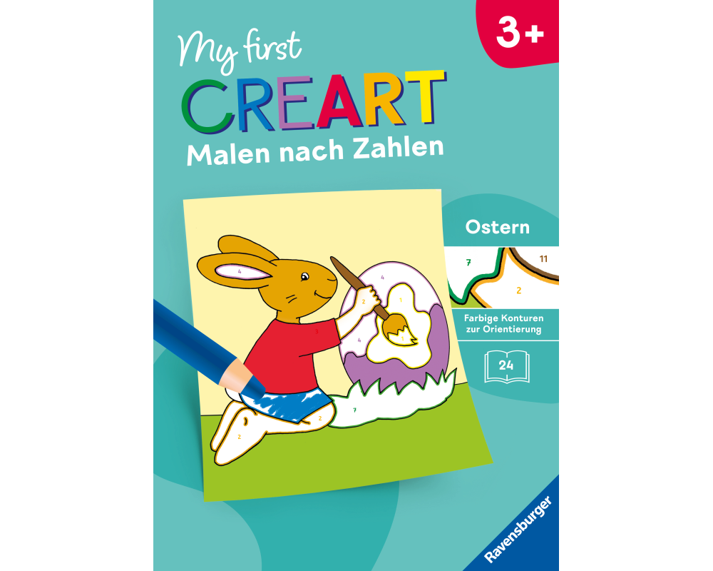 My first CreArt Malen nach Zahlen ab 3 - Ostern