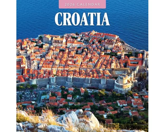 Croatia 2026 Square Wall Calendar