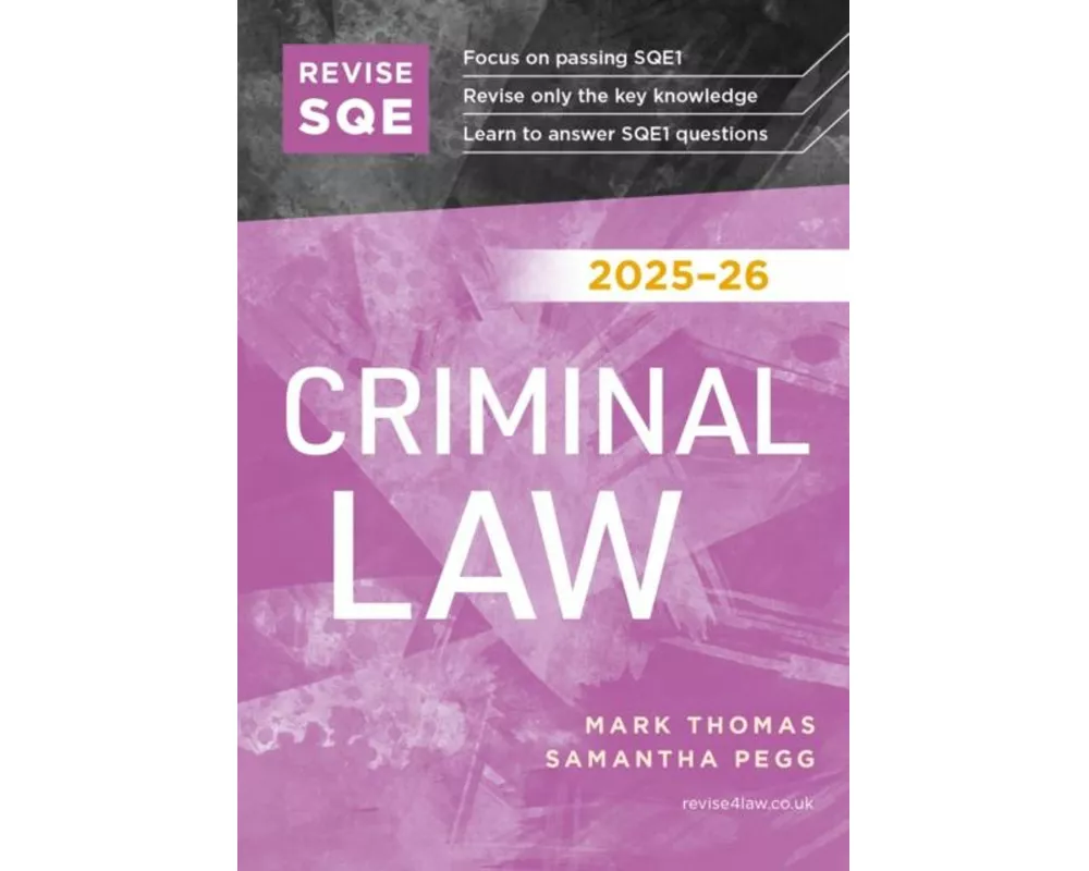 Revise SQE Criminal Law 2025/26