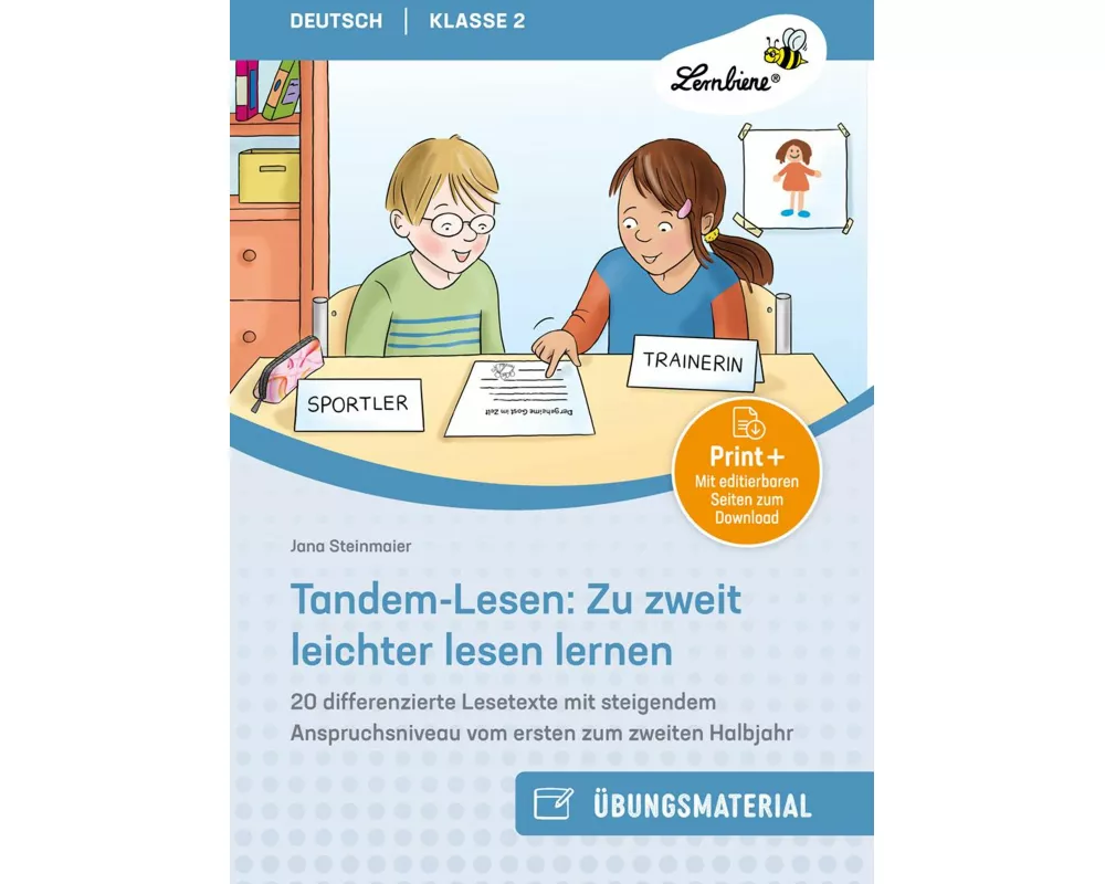 Tandem-Lesen: Zu zweit leichter lesen lernen