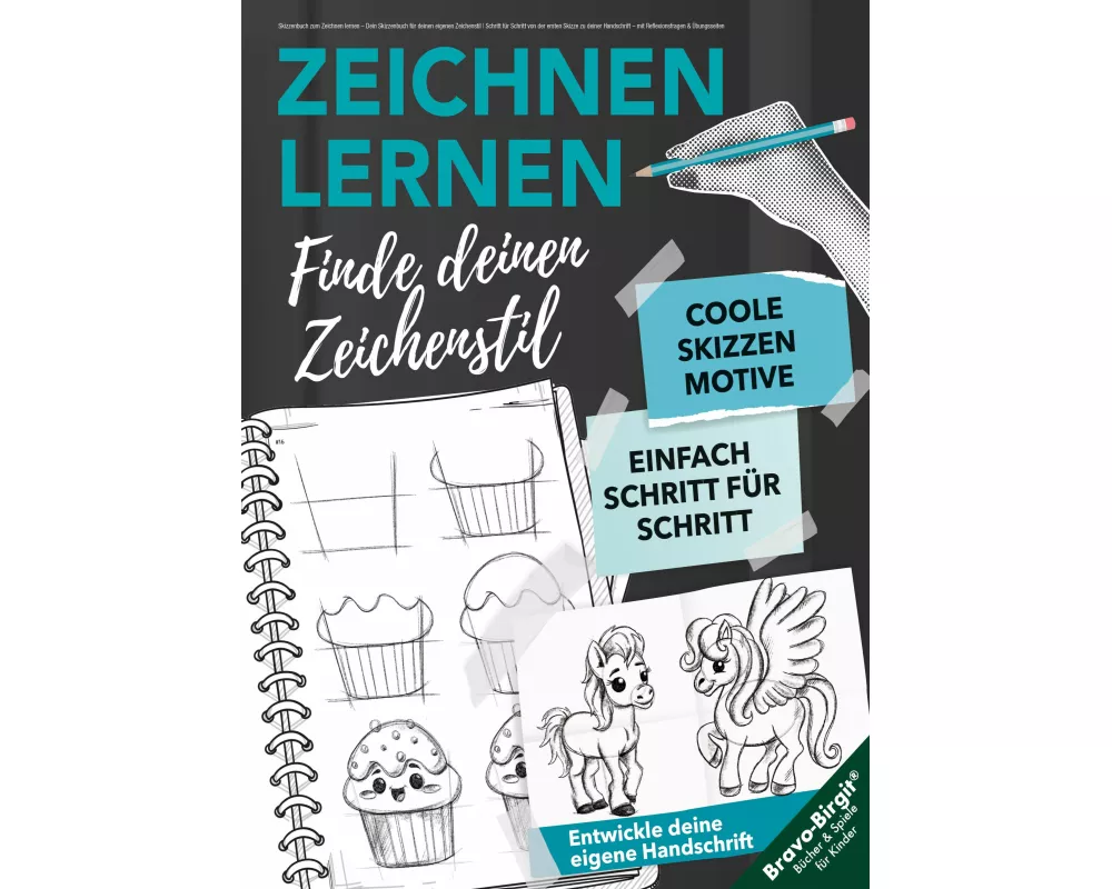 Skizzenbuch zum Zeichnen lernen - Dein Skizzenbuch für deinen eigenen Zeichenstil