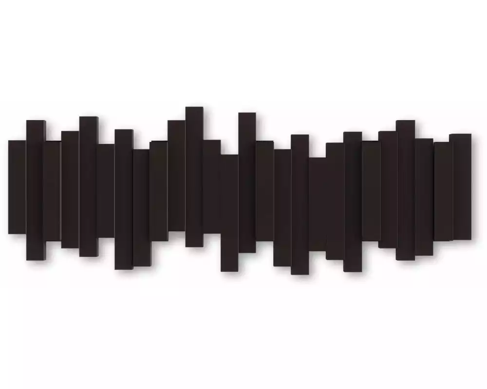 Umbra Wandgarderobe Sticks Dunkelbraun