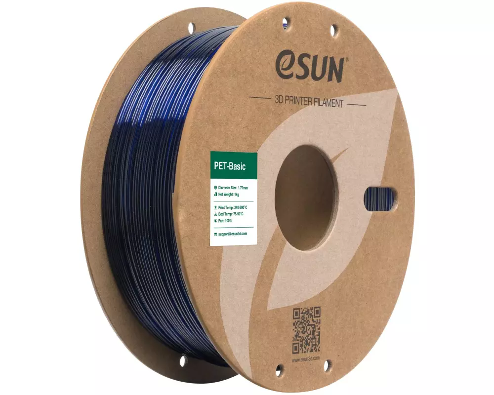 eSun Filament PET Basic Blau 1.75 mm 1 kg