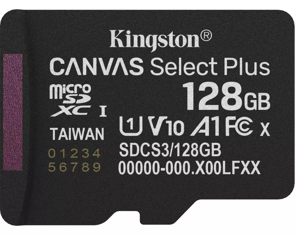 Kingston microSDXC-Karte Canvas Select Plus Gen3 128 GB