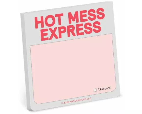 Hot Mess Express Sticky Note