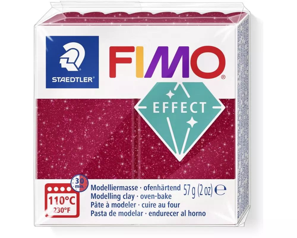 Fimo Modelliermasse Fimo effect 57g Galaxy rot