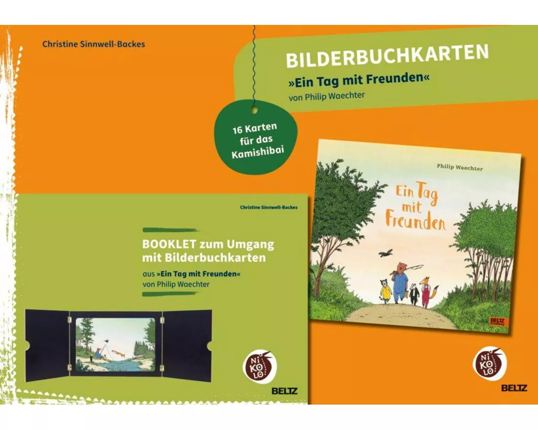 Bilderbuchkarten »Ein Tag mit Freunden« von Philip Waechter