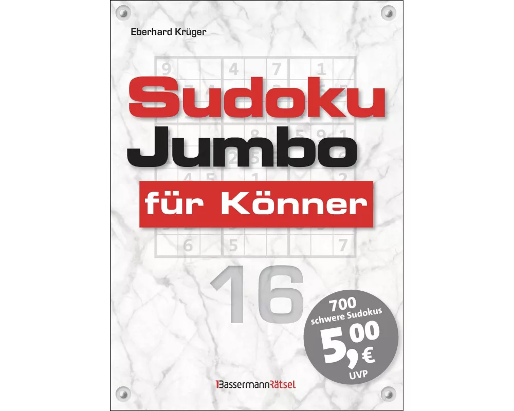 Sudokujumbo für Könner 16