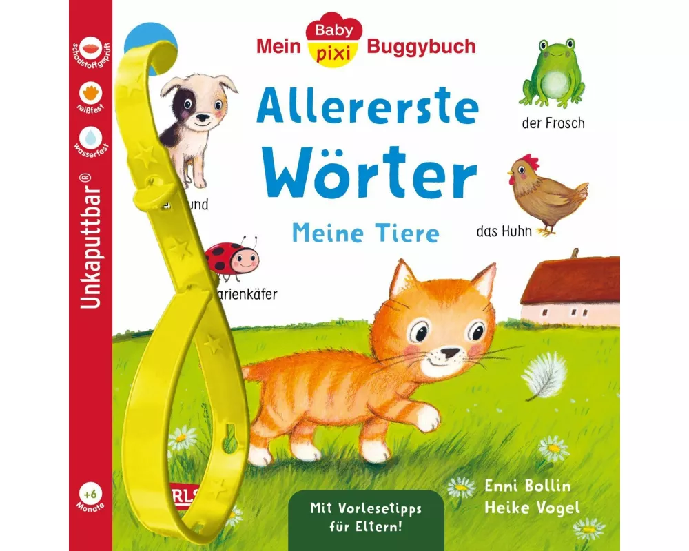 Baby Pixi (unkaputtbar) 179: Mein Baby-Pixi-Buggybuch: Allererste Wörter: Meine Tiere
