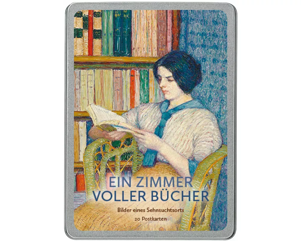 Ein Zimmer voller Bücher Postkarten VE 20