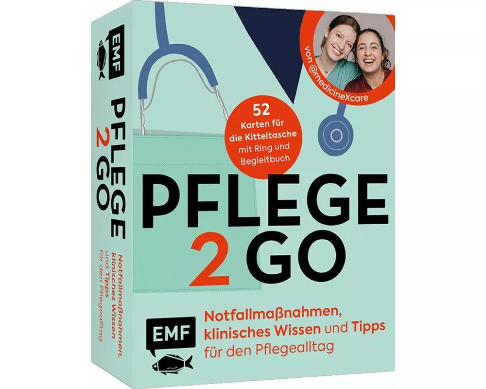 Kartenset: Pflege to go – Notfallmaßnahmen, klinisches Wissen und Tipps für den Pflegealltag | für Krankenpflege, Altenpflege, Pflege zu Hause | von #