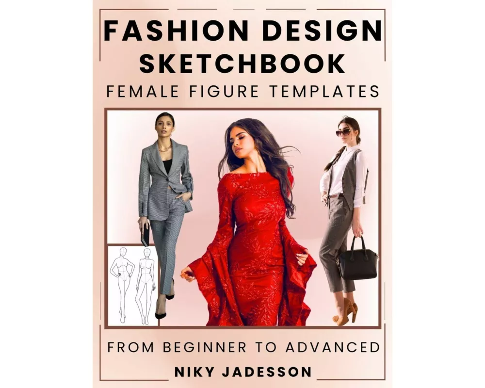 Fashion Design Sketchbook Female Figure Templates