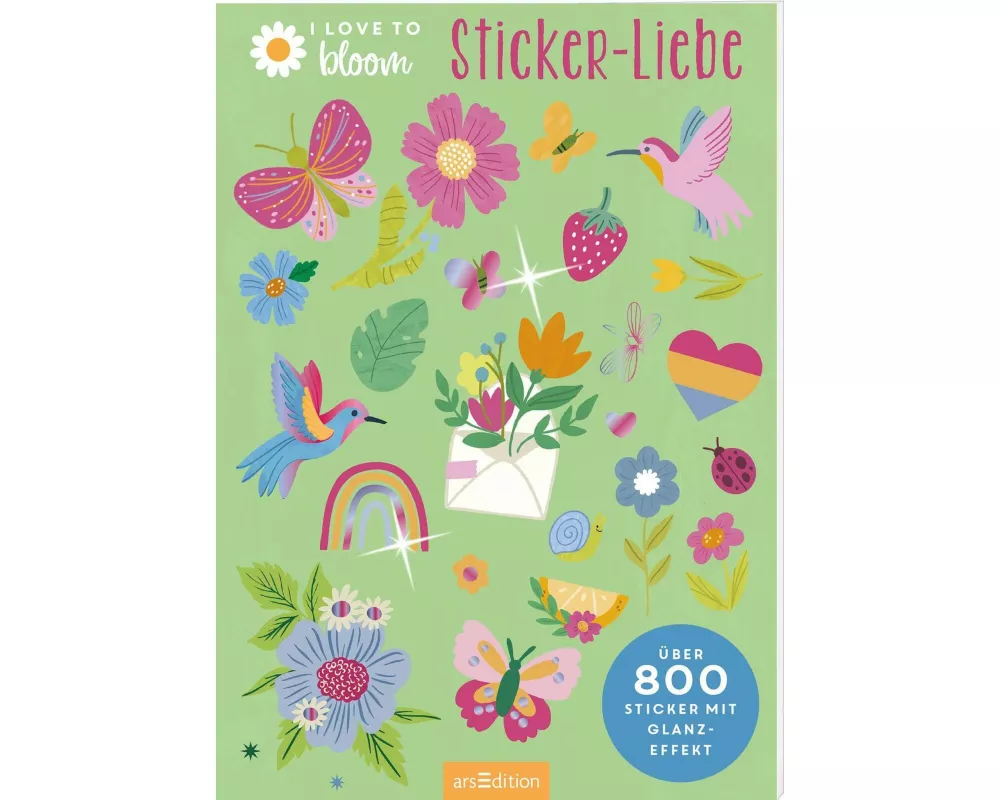 I Love to Bloom – Sticker-Liebe
