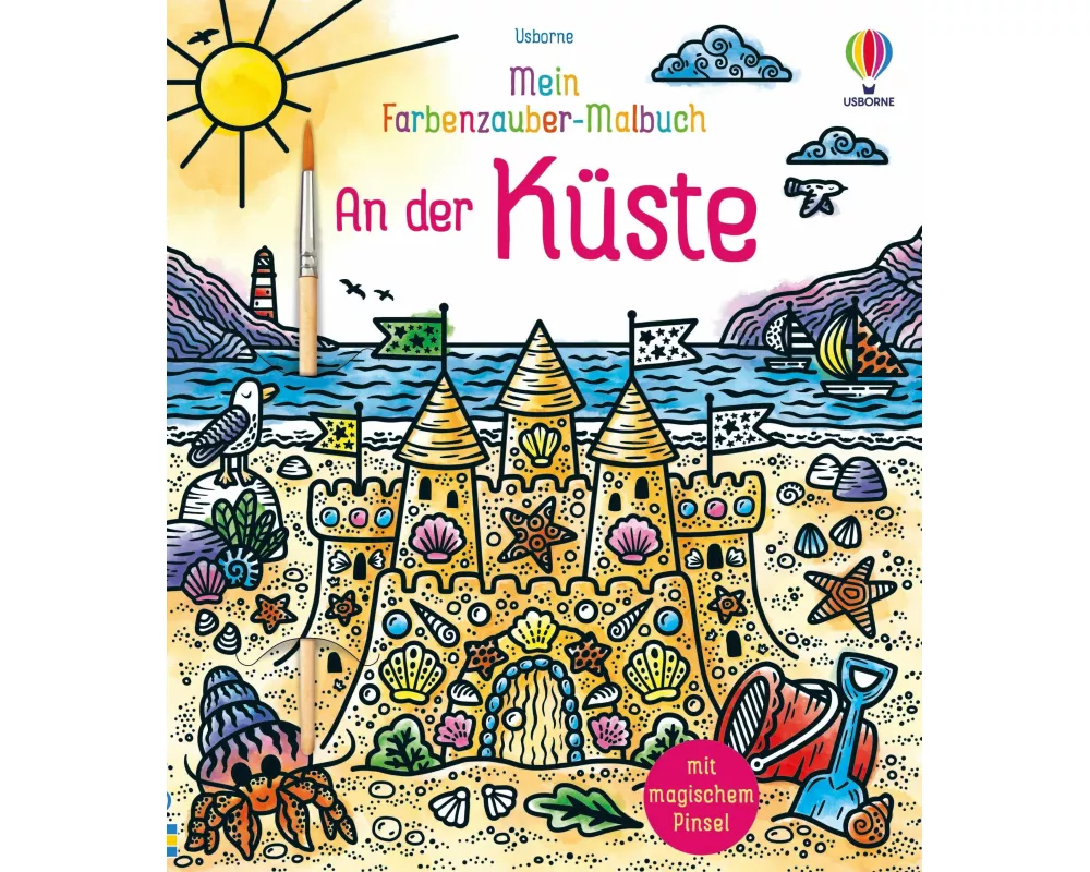 Mein Farbenzauber-Malbuch: An der Küste