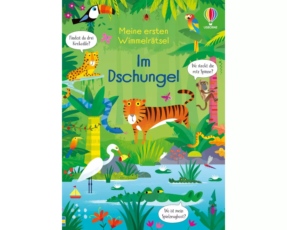 Meine ersten Wimmelrätsel: Im Dschungel