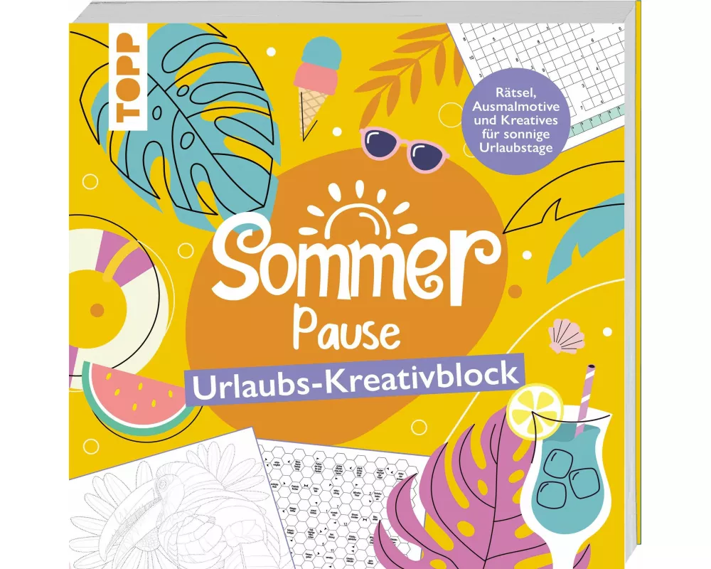 Sommer-Pause! Urlaubs-Kreativblock