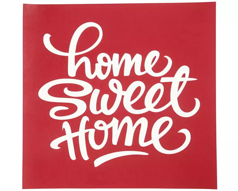 Creativ Company Siebdruck Home Sweet, 1 Stück