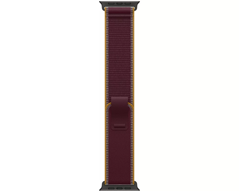 APPLE 49mm Burgundy Trail Loop - M/L - Black Titanium Finish