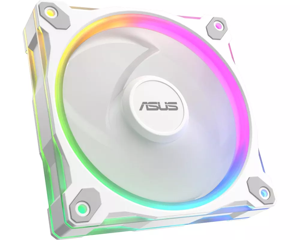 ASUS PC-Lüfter Prime MR120 Fan ARGB Reverse Weiss
