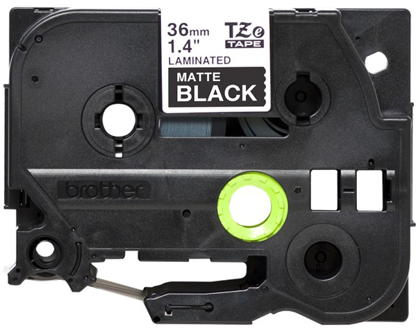 PTOUCH Band matt lamin. weiss/schwarz TZE-M365 PT-D800W/D900W 36mm