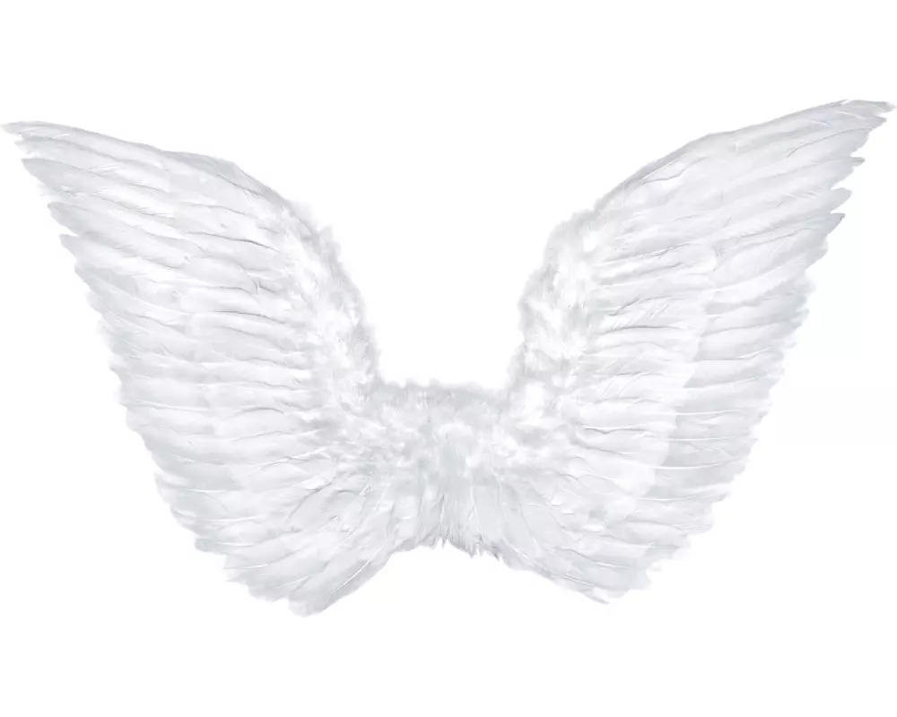 Partydeco Partyaccessoire Engelsflügel 75 x 45 cm, Weiss