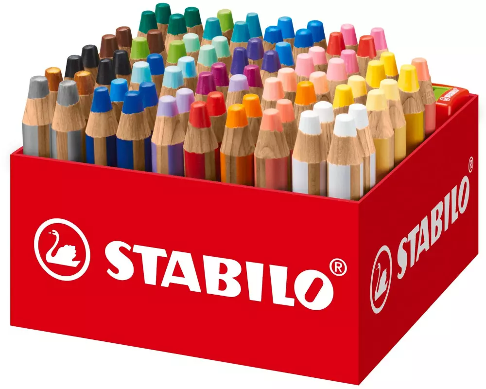 STABILO Farbstifte Woody 3 in 1 XL 76er Box