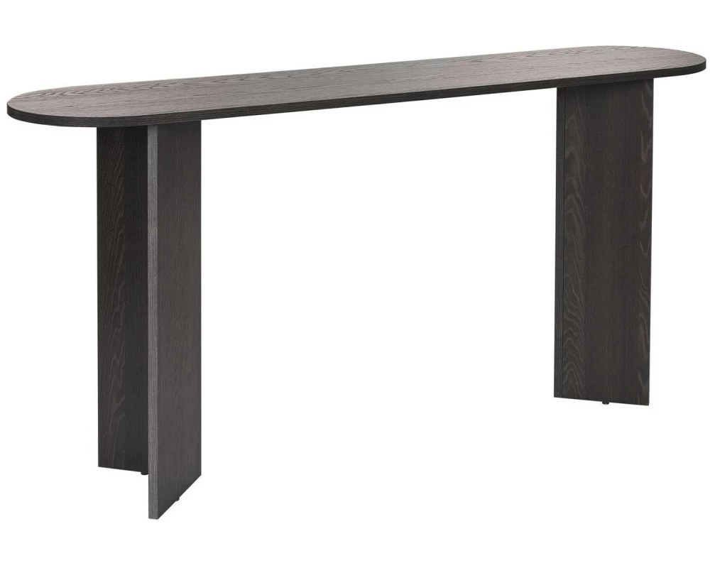 Woody Fashion Sideboard Sira Lumiere Black 150 x 75 cm, Schwarz