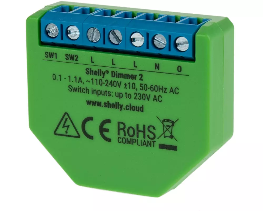 Shelly WLAN-Dimmaktor Dimmer 2