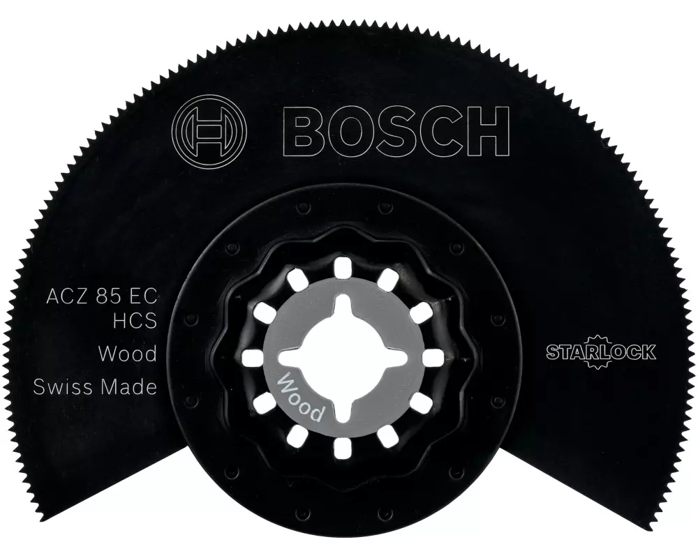 Bosch Professional Segmentsägeblatt Starlock HCS ACZ 85 EC Holz 85 mm