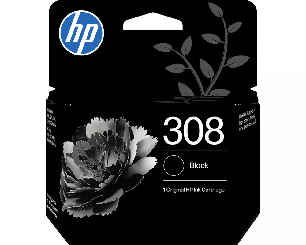 HP 308 2er-Pack Schwarz/Cyan/Magenta/Gelb Original Druckerpatronen-Kombipackung