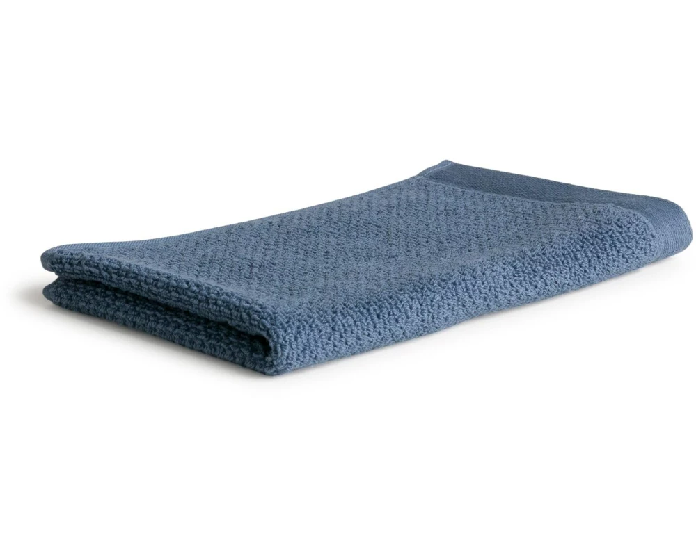 Möve Gästetuch Bliss Uni 50 x 30 cm, Ultramarinblau/Stahlblau